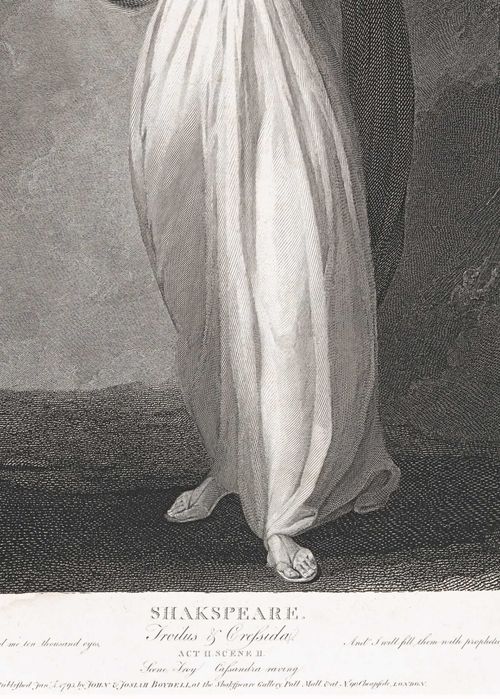 1795 rok Szekspir, Cassandra Raving, wymiar 38cm x 53cm