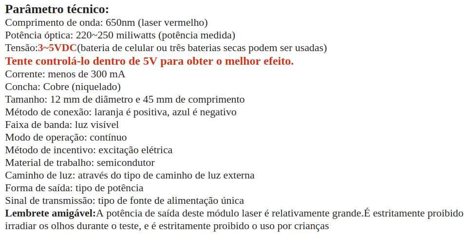 modulo mini lazer cnc 250mw