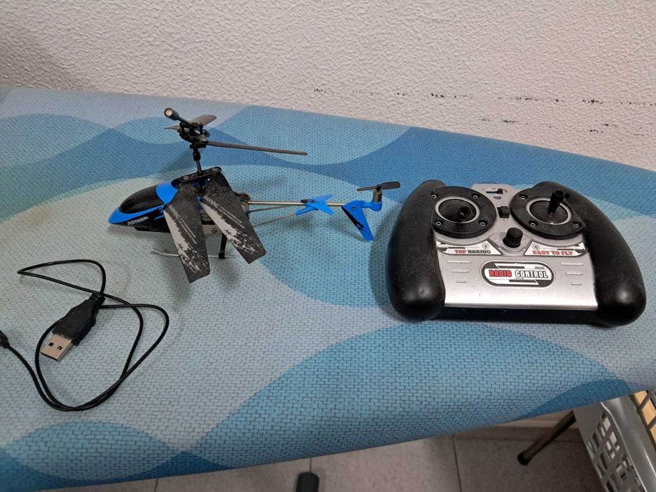 Mini Helicóptero Interior Rádio Comandado