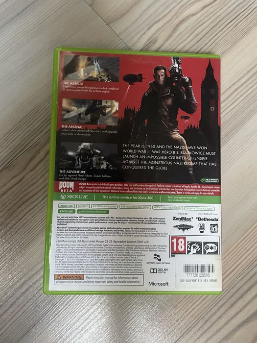 Gra X-box 360 Wolfenstein