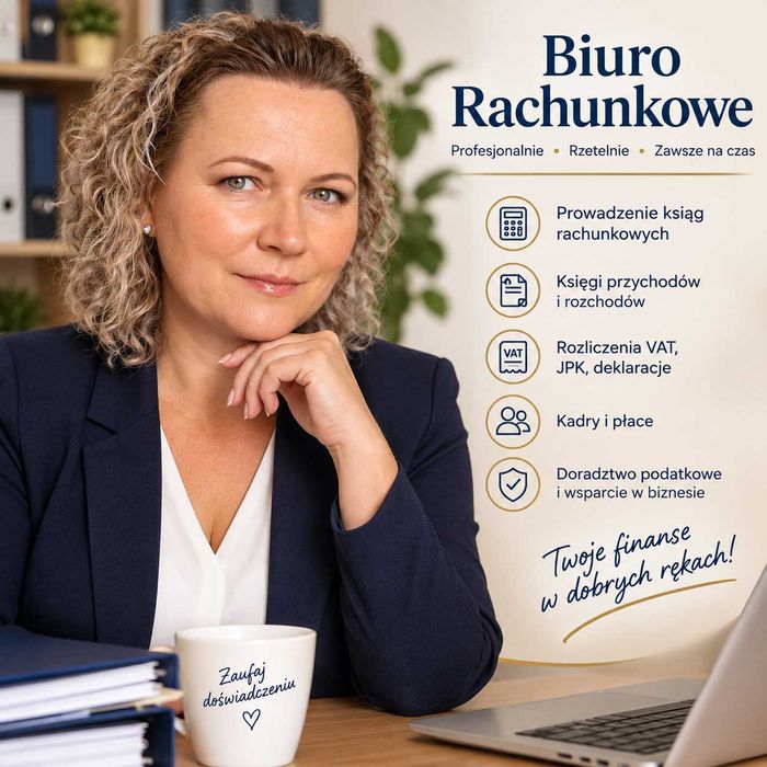 Księgowa, usługi księgowe-  kpir, ryczałt, vat, pit