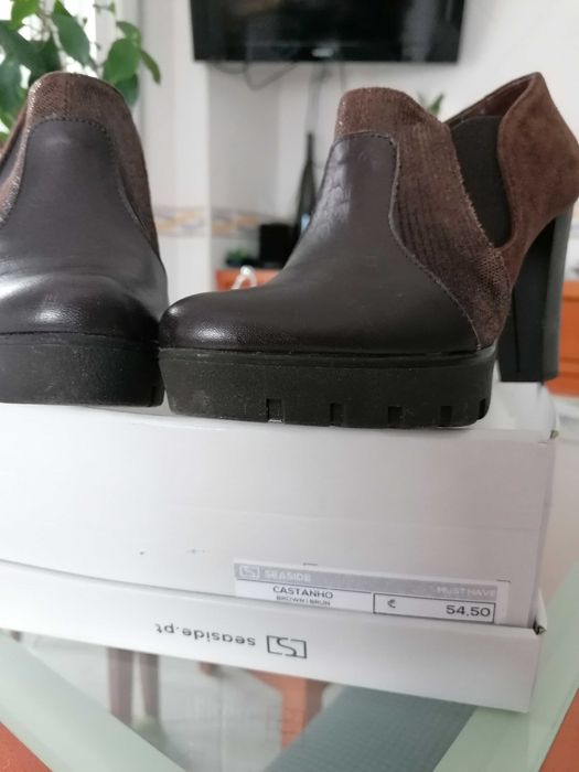 Botins pele novos