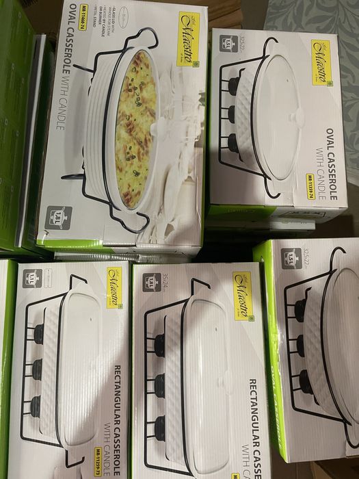 Марміт керамічний прямокутний [1,1л/1,8л/2,2л/2,5л/2,8л] White/Black