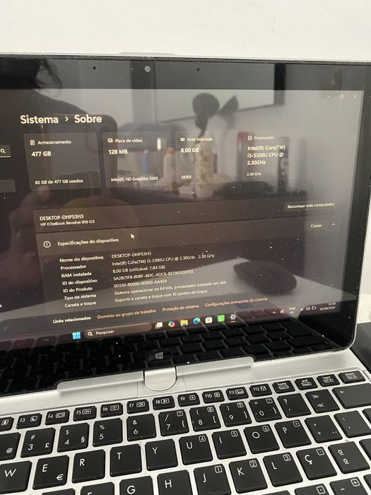 Vendo computador HP usado, 64 bits