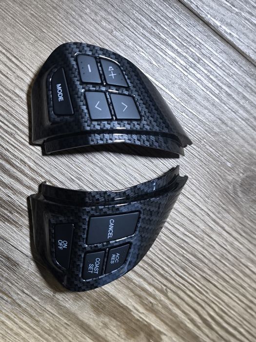 Новые Комплект КАРБОН Кнопки руля Mitsubishi Lancer X10 ASX Pajero Out