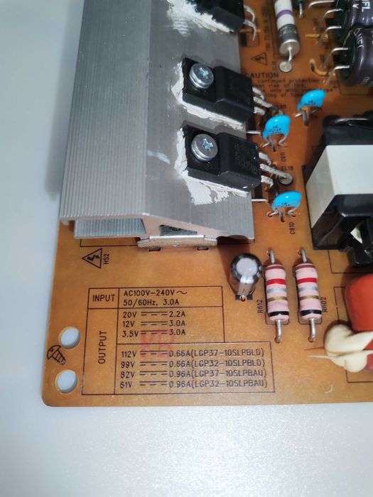 Fonte de alimentação LG LGP37-10SLPBAU  EAY 6 0 8 0 3 0 0 2