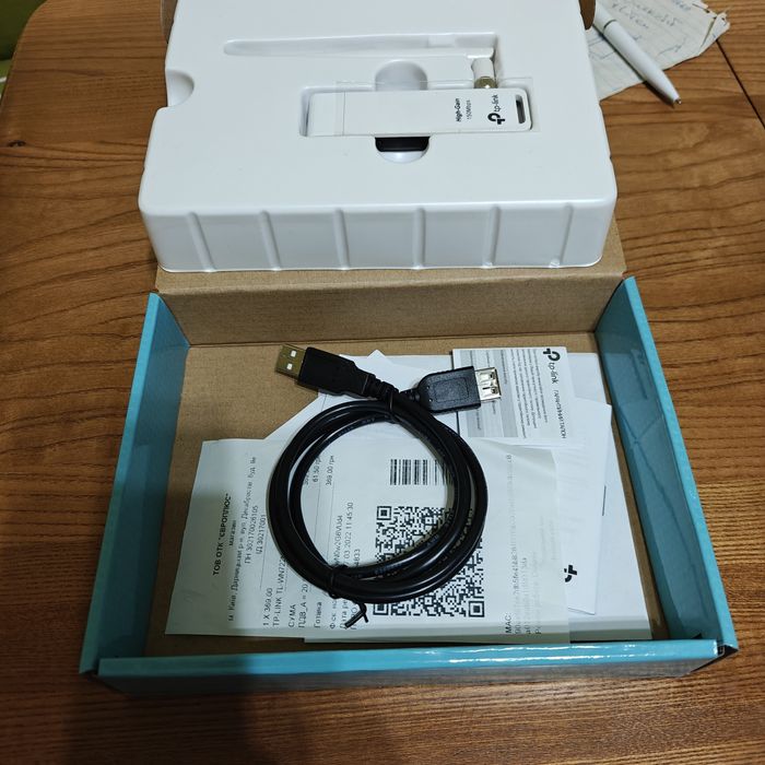 Wi-Fi адаптер TP-LINK TL-WN722N WiFi4 / 150 Мбіт/с / USB