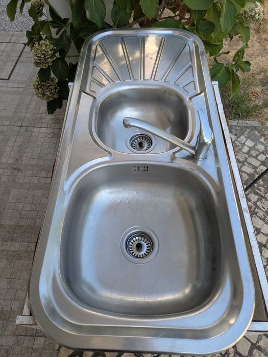 Lava louça duplo em inox