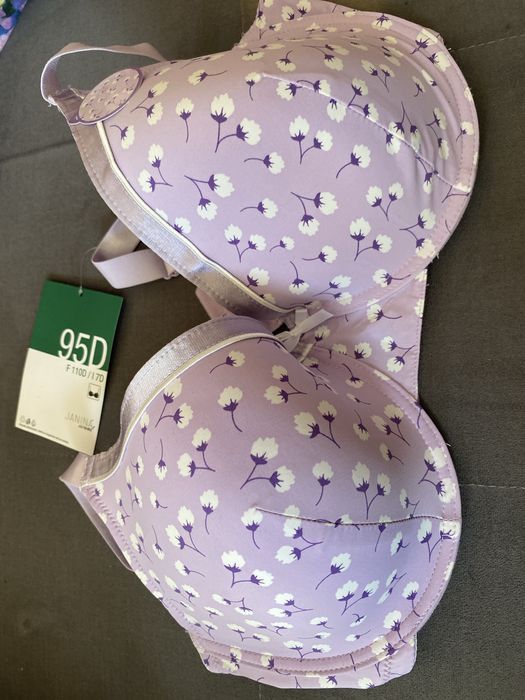 Biustonosz 95d wzor w kwiaty