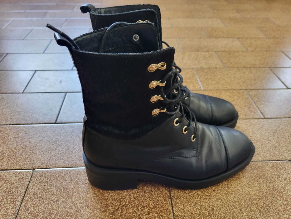 Botas de mulher Massimo Dutti em pele nº36