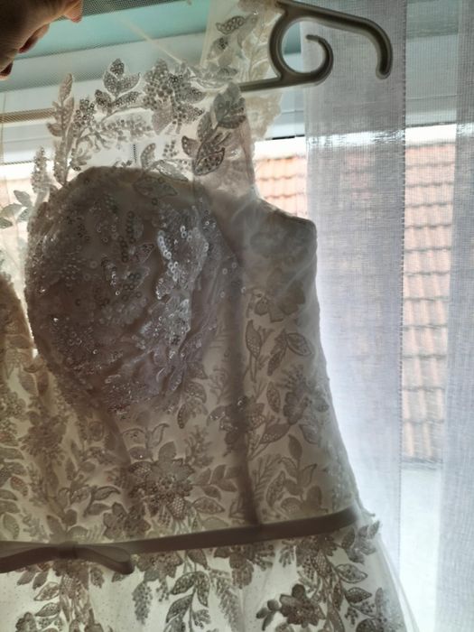 Suknia ślubna po czyszczeniu