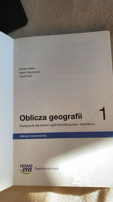 oblicza geografii 1, zakres rozszerzony, nowa era