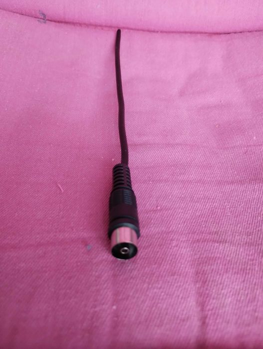 Медная Антенна FM ФМ с металлическим штекером для радио Тюнера Антена