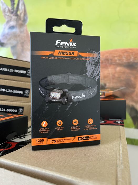 Налобний ліхтар Fenix HM55R (Оригінал)