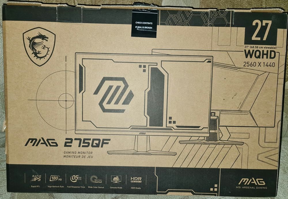 Монітор ігровий MSI MAG 275QF