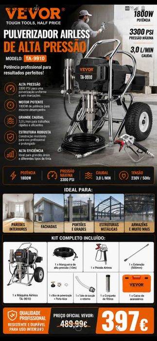 Pulverizador 397€. Oportunidade
