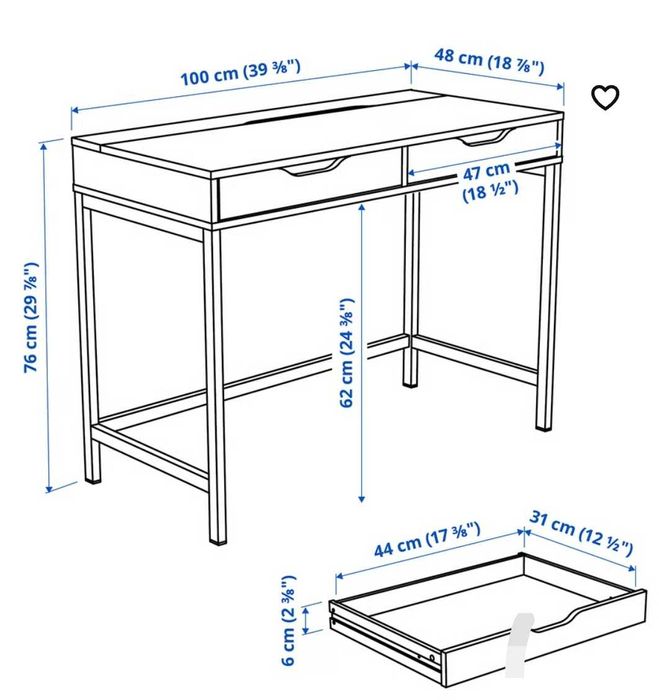 Secretaria Alex Ikea