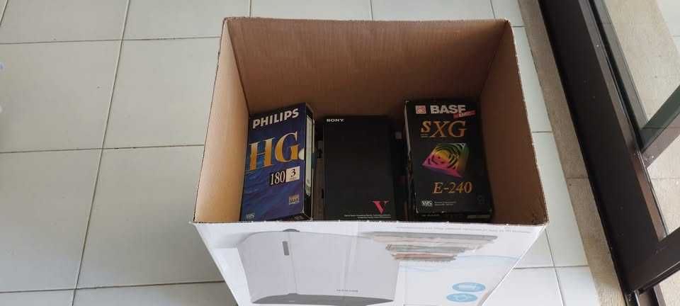 cassetes VHS E-180 E E-240