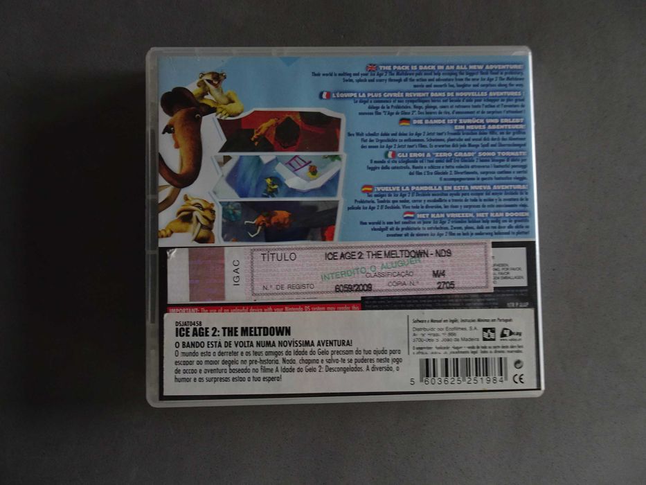 Jogo Nintendo DS - Ice Age 2