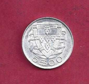 REPUBLICA    5$   Escudos   PRATA   1951 Bela