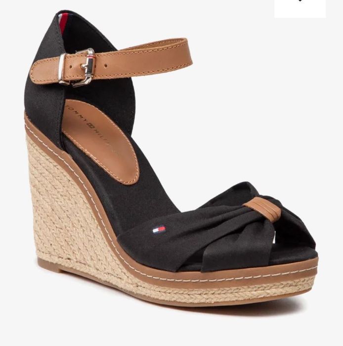Sandały Koturny Tommy Hilfiger