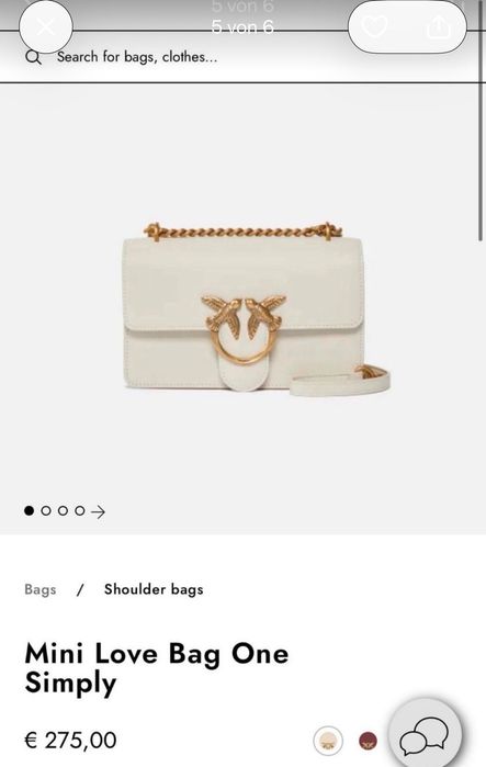 Сумка pinko оригінал