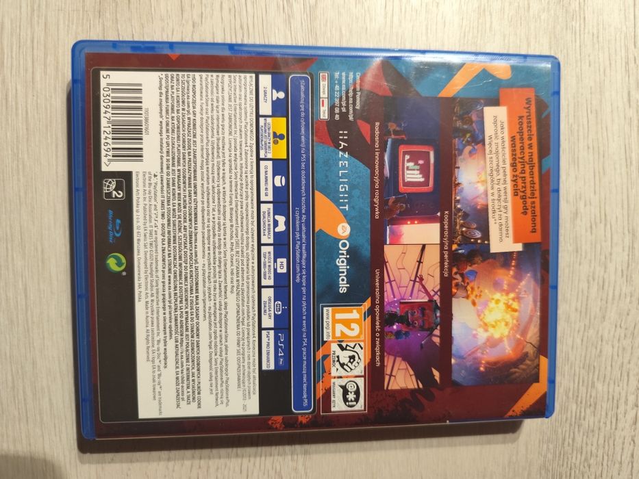 It takes two Ps4 PlayStation 4 Play Station 4 samo pudełko idealne