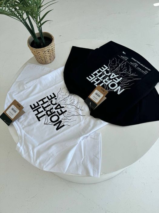 Футболка The north face прінт на спині та грудях