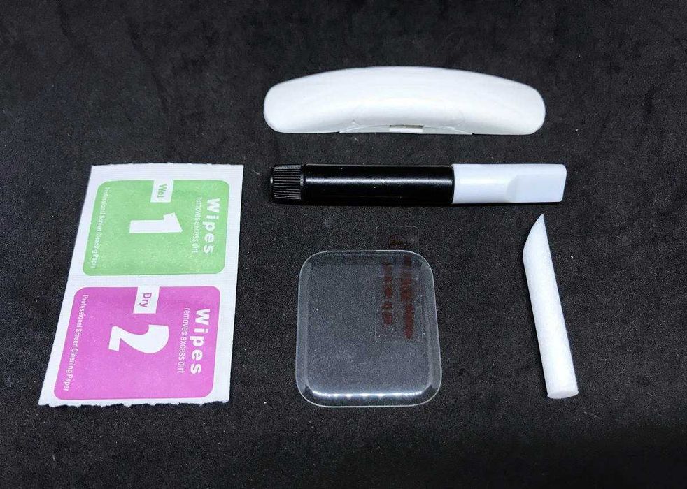 Película de vidro temperado completa curva UV para Apple Watch 40mm