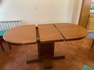 Conjunto de Mobília para Sala de Jantar – Carvalho e Faia