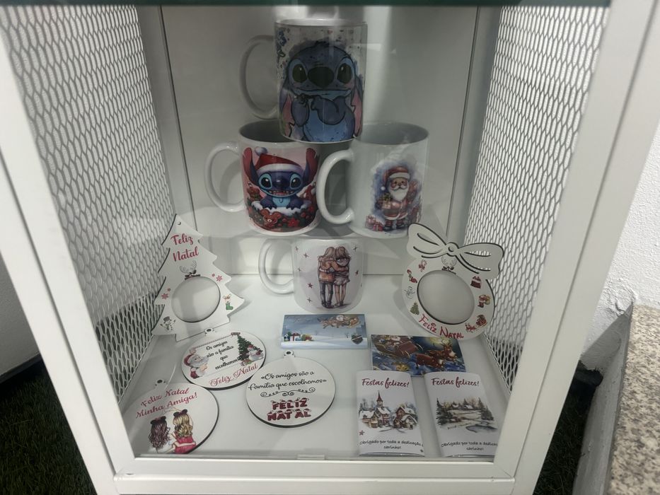 Artigos personalizados caneca, garrafa