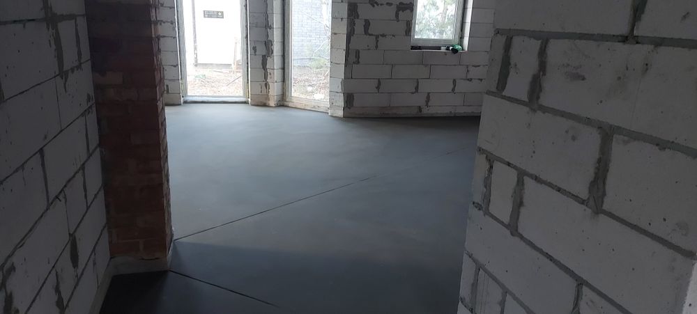 Стяжка пола,машинна стяжка підлоги,стяжка підлоги