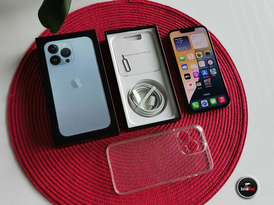 iPhone 13 Pro 128GB Sierra Blue - 100% oryginał - KPL.