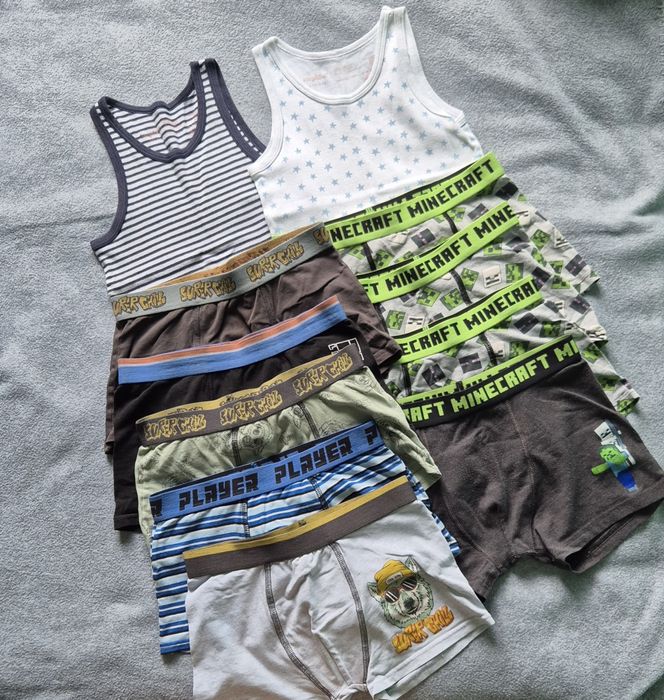 Лот майки, трусики 110-128 Minecraft
