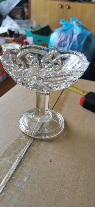 PRL, cukiernica, owocarka, Ząbkowice, piękne szkło