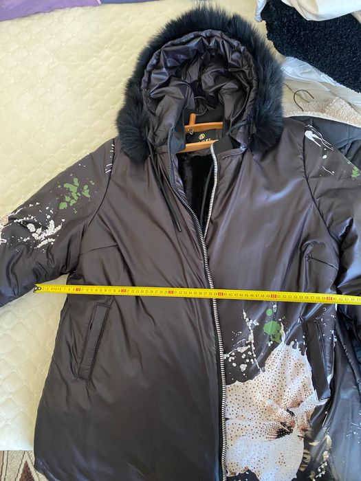 Куртка стильна на зиму 66 розміру