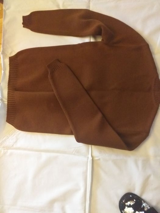 Sweter męski  brązowy
