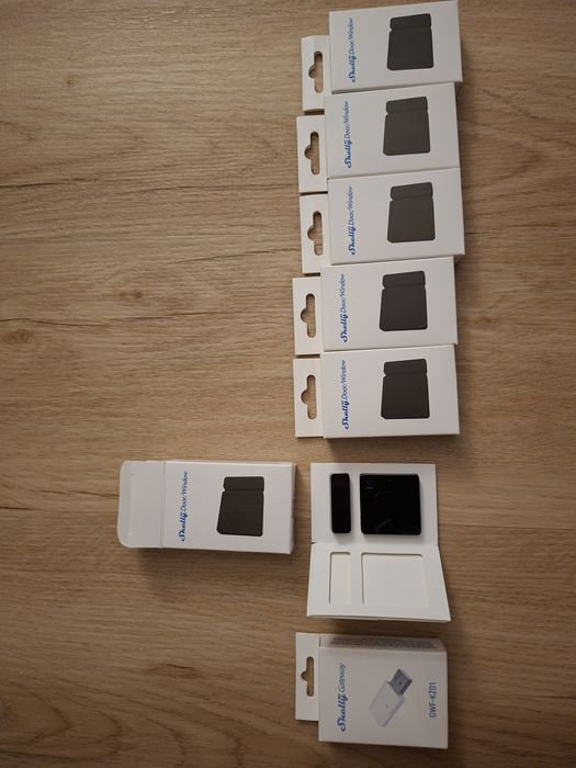 Pack 6x Sensores Shelly BLU + Gateway Wi-Fi