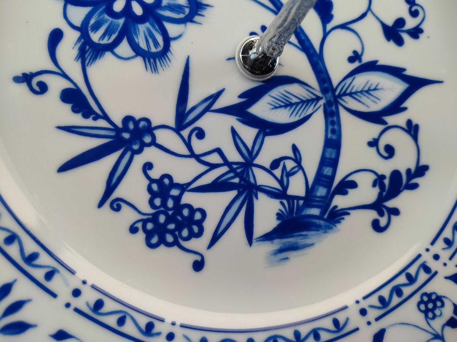 Etażerka / patera / duży talerz - 26 cm - Wzór cebulowy - Triptis #2