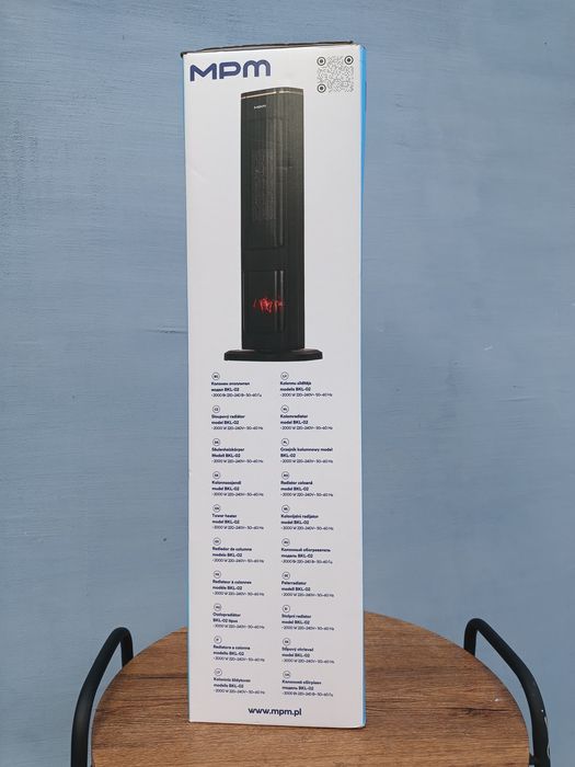 MPM Tower Heater BKL-02 – elektryczny grzejnik kolumnowy  2000W