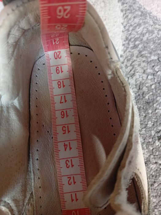 Skórzane buty chłopięce półsandaly na rzep Bartek, r. 32, wkładka 20 cm