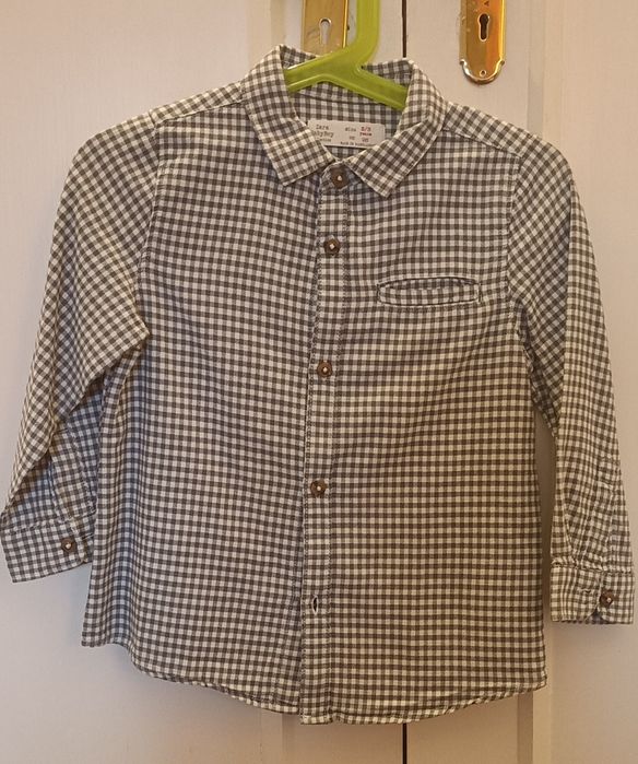 Camisa de menino 2/3 anos da Zara em xadrez