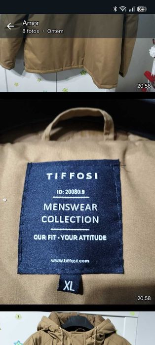 Casaco marca Tiffosi