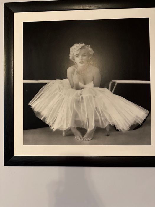 Obraz marlin monroe czarno biały