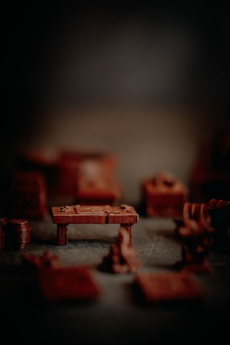 Zestaw elementów terenu D&D RPG