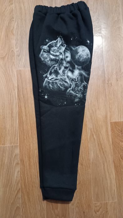 Теплі спортивні штани трьохнитка с начесом рост 134+140