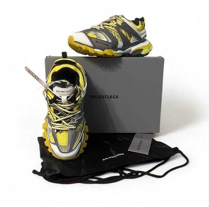 Кросівки Balenciaga Track 3.0 Yellow/Grey premium i97