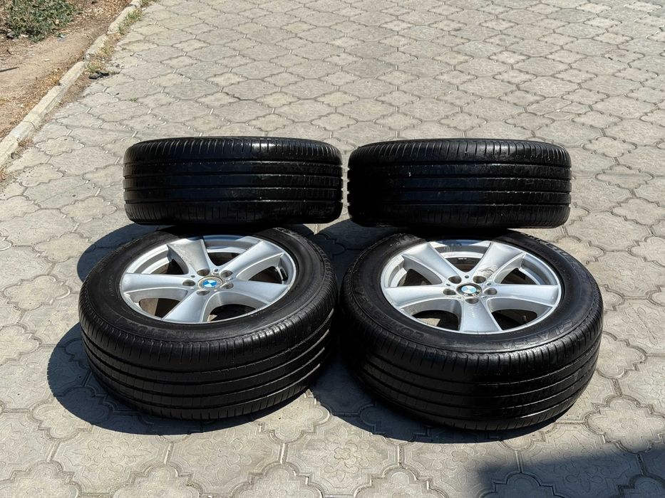 Диски c резиной BMW 255.55.18 2023р на Bmw е53,е70. T5