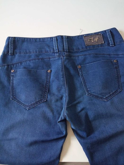 TQL spodnie damskie jeans elastyczne r 35 pas 98-104cm