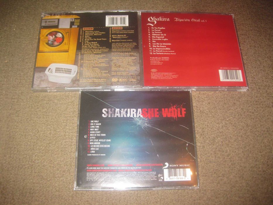 3 CDs da "Shakira"